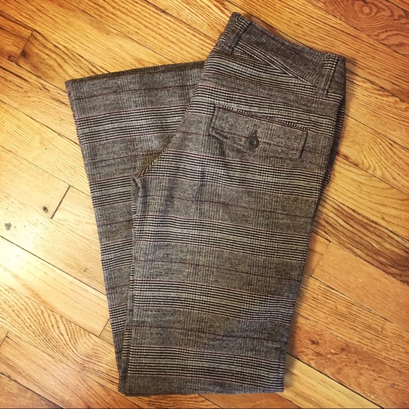 H&M Pants & Jumpsuits Hm Brown Plaid Pants Poshmark